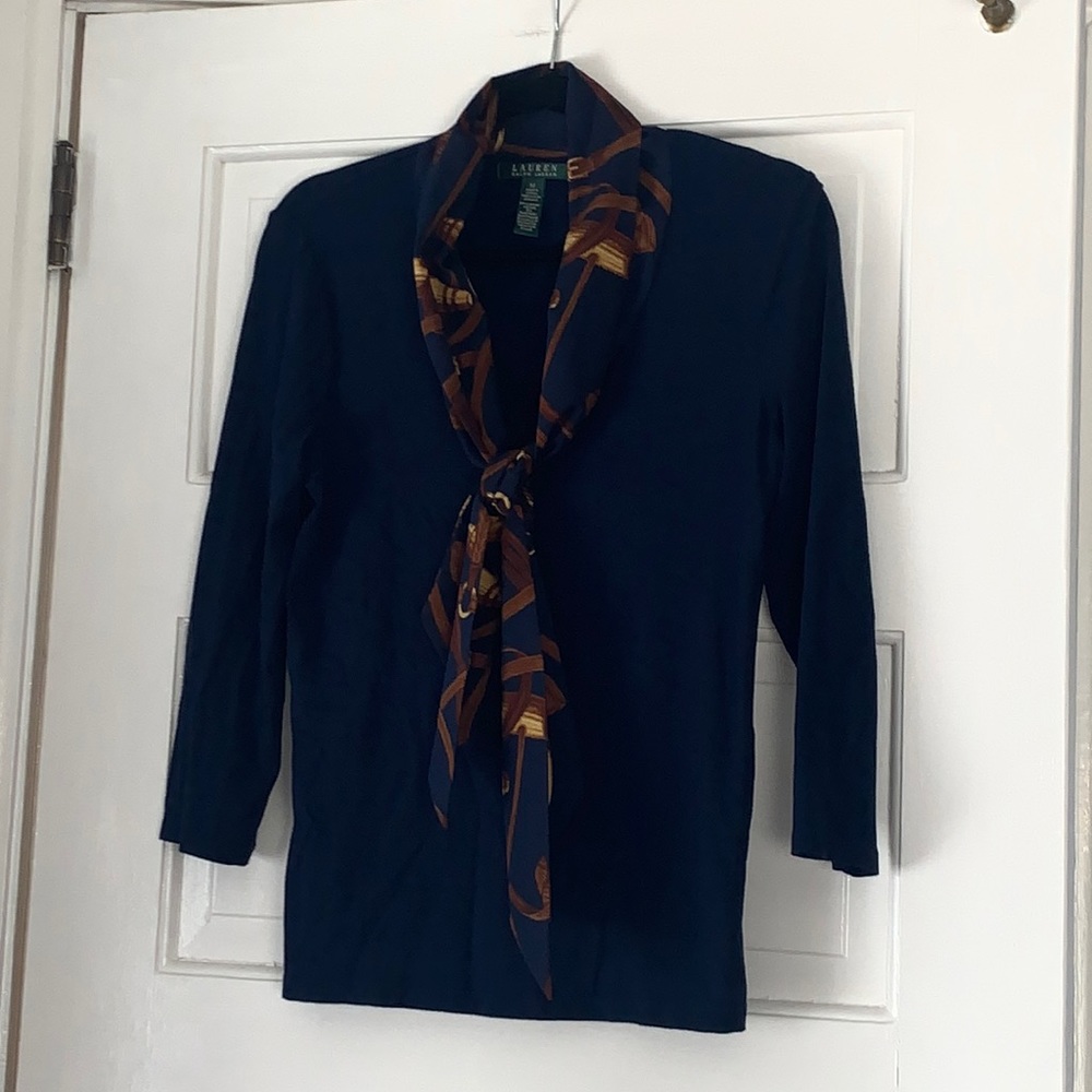 Medium Lauren Ralph Lauren green label scarf top
